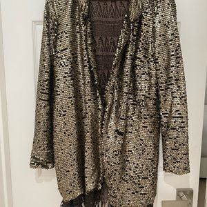 Free People Sequined Jacket